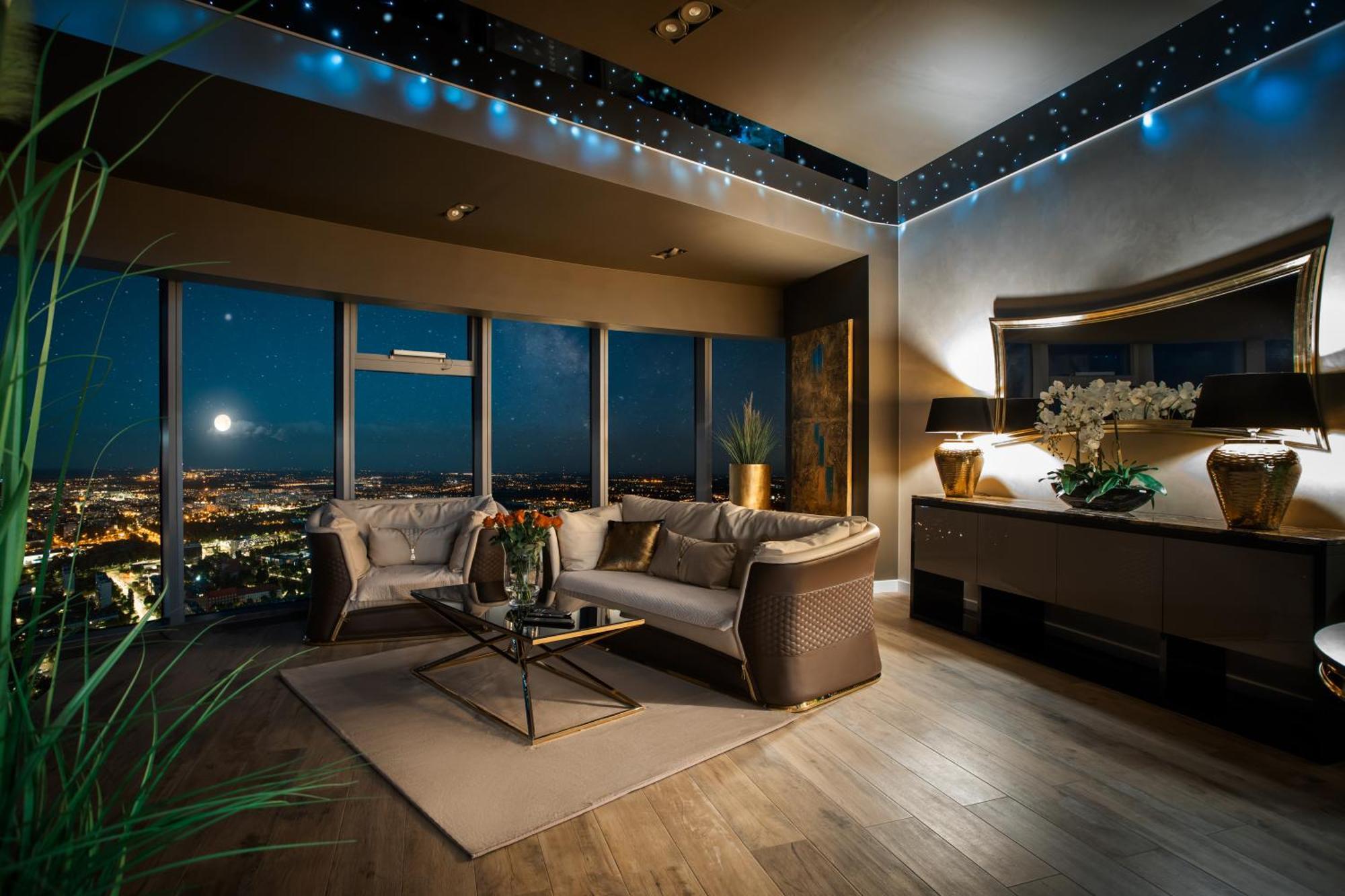 30Th+ Floor Apartments In Sky Tower Wroclaw Luaran gambar