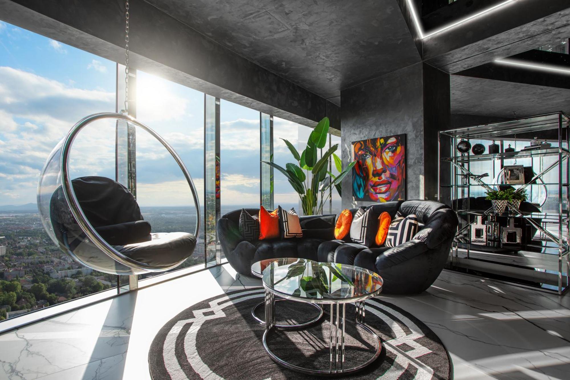 30Th+ Floor Apartments In Sky Tower Wroclaw Luaran gambar