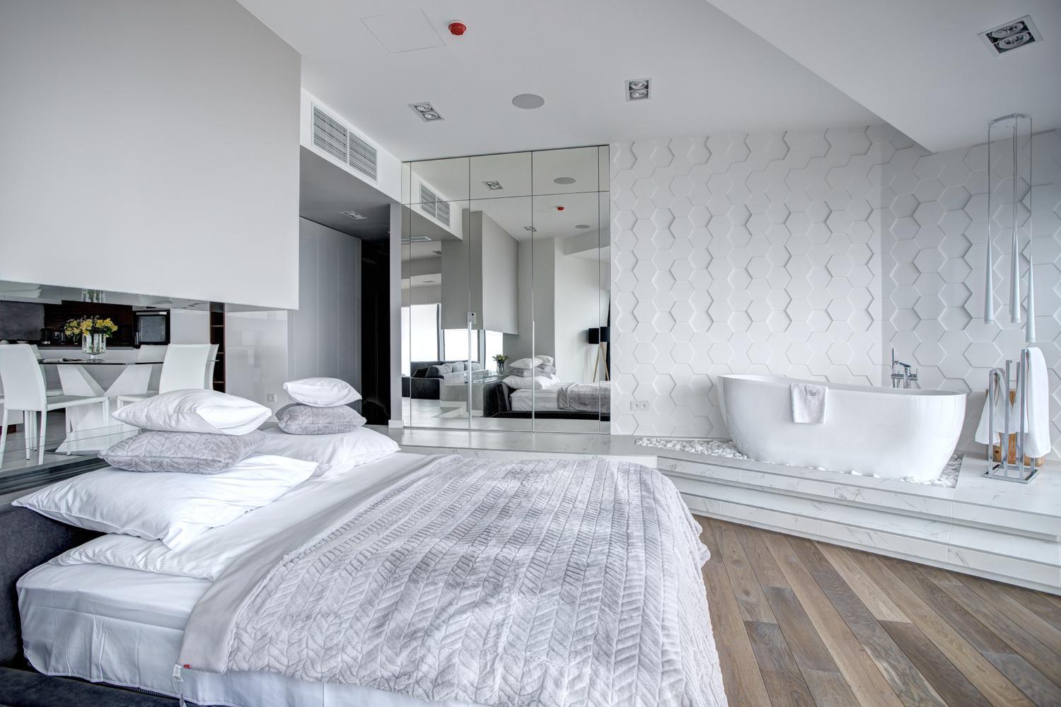 30Th+ Floor Apartments In Sky Tower Wroclaw Luaran gambar